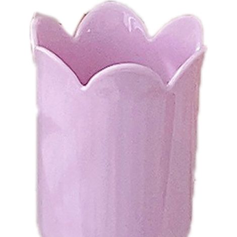 Porte-crayons grande capacité forme tulipe style vintage violet accessoire déco bureau maison salle d'étude