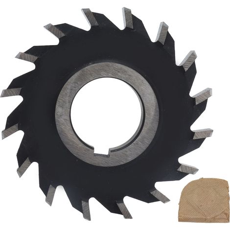 Fraise à surfacer 16 dents en acier rapide, disque de 80 mm pour usinage plan horizontal (1/5)
