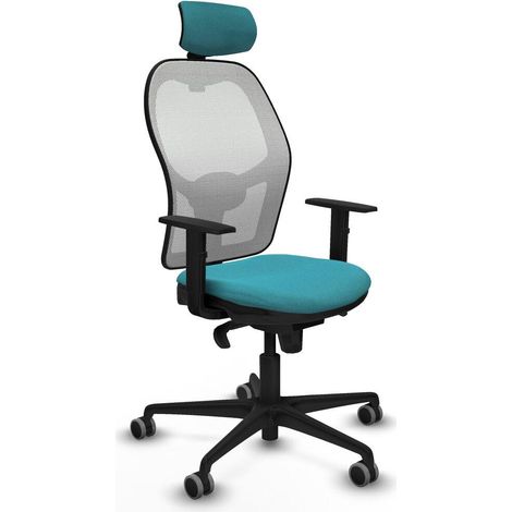 Piqueras y Crespo Bürostuhl Jorquera Türkis Ergonomisch