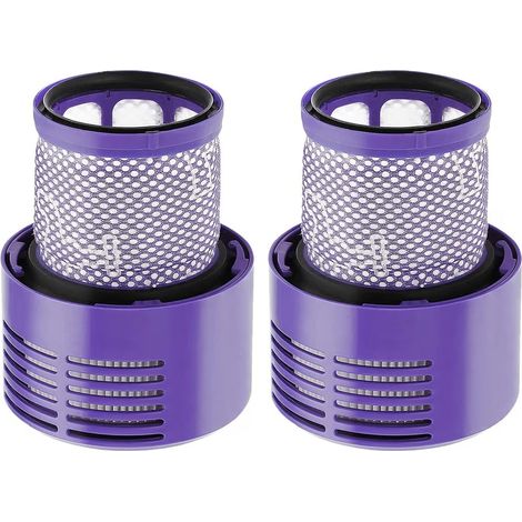Lot de 2 filtres pour aspirateur Dyson V10/V11/V15 - Filtre violet - AquaForge (1/5)