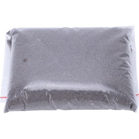 Poudre d'oxyde d'aluminium brun, abrasif pour sablage, compatible avec les pistolets et les armoires de sablage, 1 kg (2,2 lb), grain 100 (1/5)
