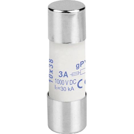 Weidmüller 2783180000 FUSE 10X38 3A 1000 VDC GPV Micro-fusible (Ø x L) 10.3 mm x 38 mm 3 A 1000 V/DC Contenu 10 pc(s)