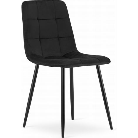 Kara-Sessel – schwarzer Samt x 1