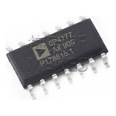 OP4177ARZ and OP727ARUZ chip electronic components, 5 units of each.