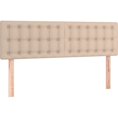 Têtes de lit Cappuccino 144x5x78/88 cm Similicuir (1/5)