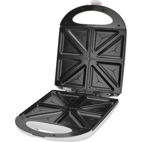 Sandwichera para 4 sandwiches "Namsok" con base antideslizante (1400W 230V) IP20 26x32x10cm color blanco y negro (1/5)
