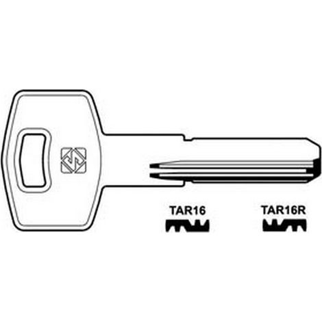 5PZ CHIAVI PUNZONATE PER CILINDRI TARONI 5+6+7 SPINE - TAR16