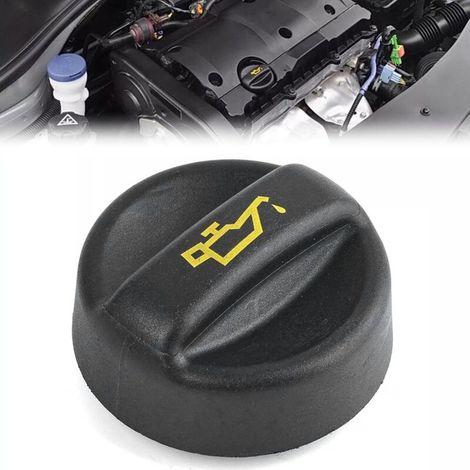 Engine Oil Cap, 9670015080 9675477380 1180S5 AV6Q6766AA Engine Oil Filler Cap for C2 C3 C4 Xsara Peu-geot 207 208 301 308 508 2008 3008 5008 Partner (1/5)