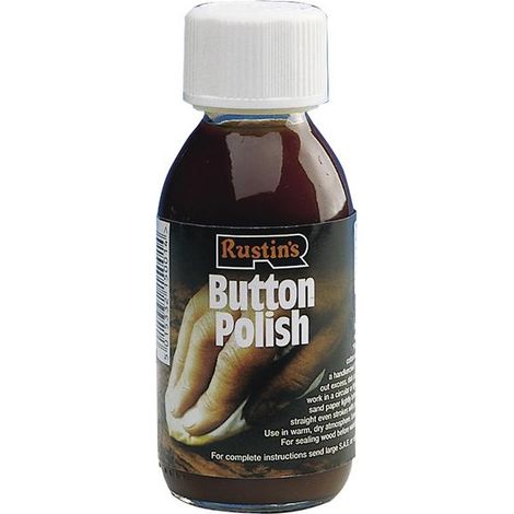 Rustins 500ml Button Polish - High-Quality Metal and Brass Finish Cleaner and Restorer