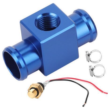 Thermostat interrupteur de température de l'eau radiateur ventilateur de refroidissement capteur de température pour moto ATV véhicule tout-terrain (bleu) (1/5)