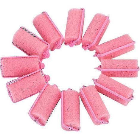12 ou 24 bigoudis en mousse souple, lavables et doux pour créer des ondulations. (1/4)
