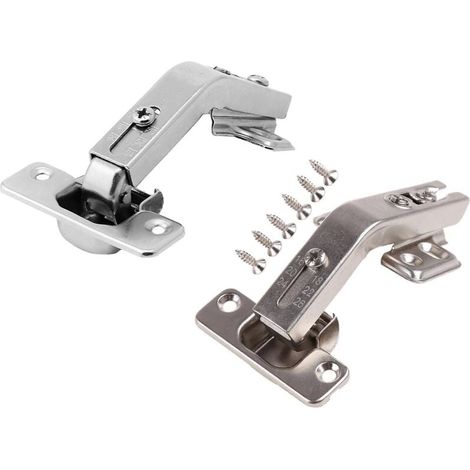 135 Degree Corner Folding Cabinet Door Hinges Kitchen Bathroom Closet (1/4)