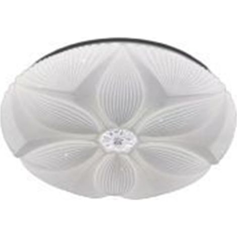 TRADE SHOP - Plafoniera Soffitto Lampada Led Decoro Fiore 60w Bianco Luce Fredda 6500k Ip20 16744 - (1/5)