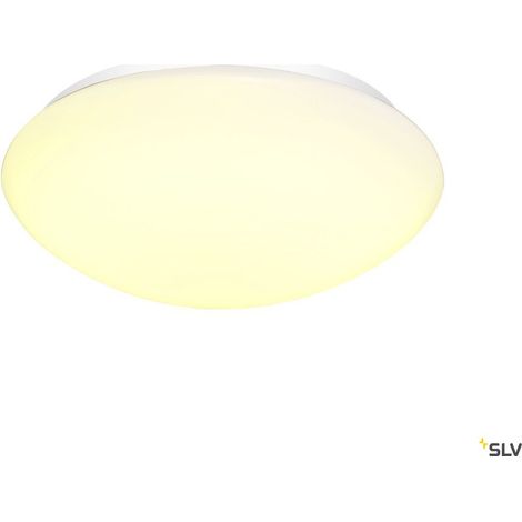 Applique et plafonnier intérieur LIPSY® 40 Dome blanc LED 18W 3K/4K IP44 - SLV - 1002021 (1/4)