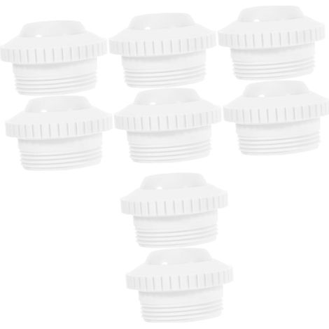 8pièces Jet De Retour De Piscine De Massage Raccords pour Spa Et Piscine Accessoires Être Aquatique