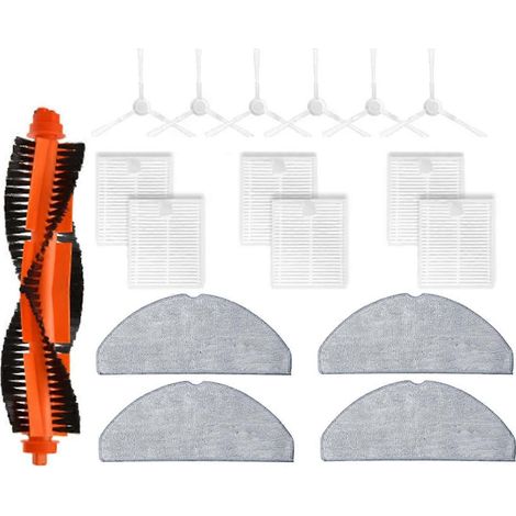 Filtre de brosse principale et chiffon de nettoyage pour aspirateur robot E10 E12 B112-- (1/5)