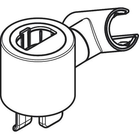 Hansgrohe AXOR Schieber für Citterio E Brausestange, Chrom, 92726000