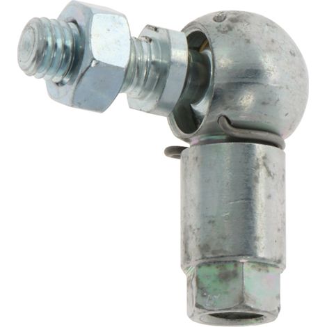 Giunto sferico angolare, filettatura destra M8, zincato DIN 71802 x1 pz. (1/2)