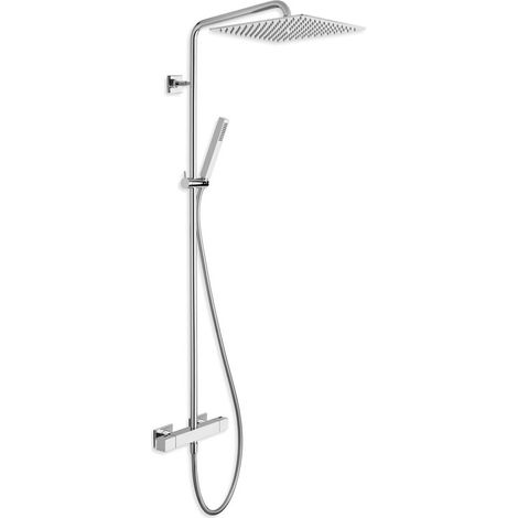 Colonne de douche thermostatique Quadri 300 chromé - Cristina Ondyna (1/5)