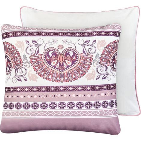 Set di 2 cuscini per esterni da giardino con motivo 45x45 cm Viola Tvista