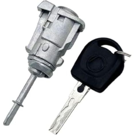 Clé de cylindre de serrure de porte avant droite 3B0837168 3B0 837 168 3B0837168E Pour VW PASSAT B5 3B Lupo Seat Leon Toledo Leon Arosa 1996-2005 (1/4)