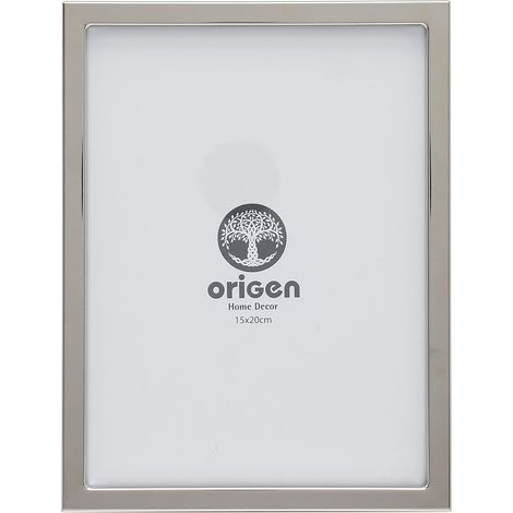 Signes Grimalt Fotorahmen, rechteckige silberne Rahmen, 21 x 16 x 2 cm