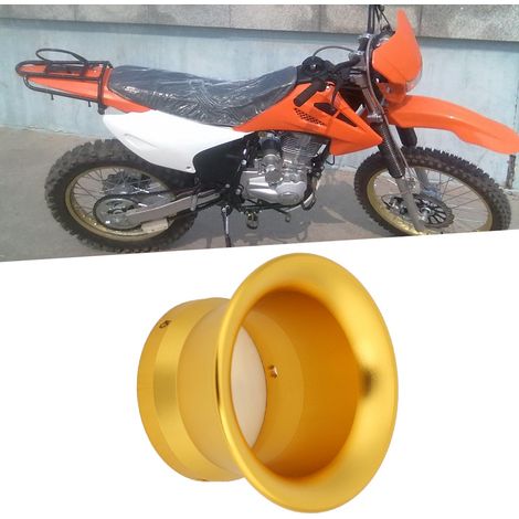 Coupe à air pour filtre moto 50mm, adaptateur pour carburateurs 24/26/28/30mm, finition or (1/5)