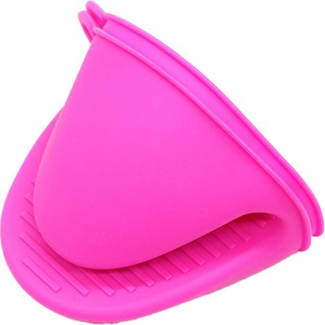 Mini gants de cuisine en silicone résistant à la chaleur, maniques de cuisine pour la cuisson et la pâtisserie (1/5)