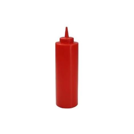 EVA FLACONE CONTENITORE DOSATORE PER CONDIMENTI SALSA ROSSO 290 ML 041974
