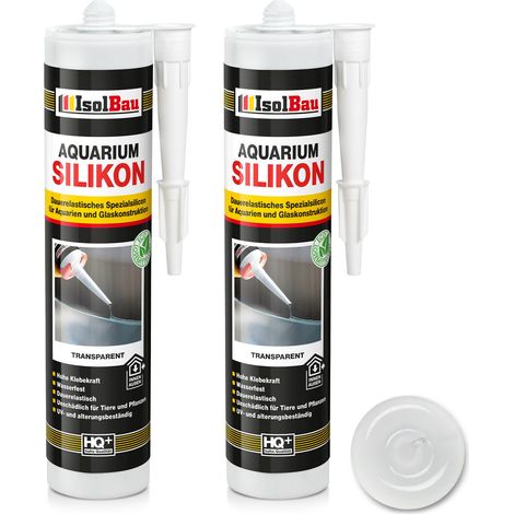 IsolBau Acquario in silicone trasparente, 2 x 300 ml (1/5)
