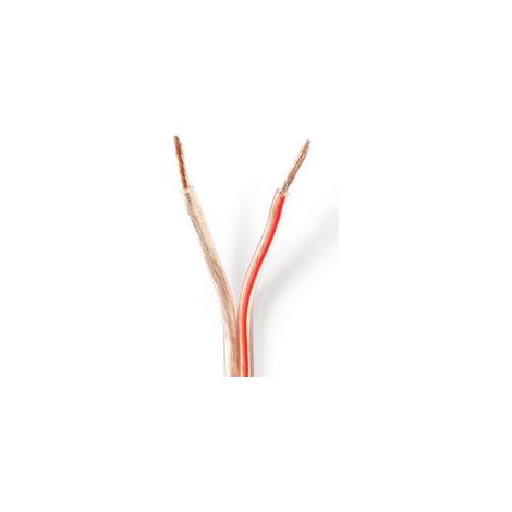 Cable alto 2x 250 mm koppar 250 metros redondo pvc transparente carrete
