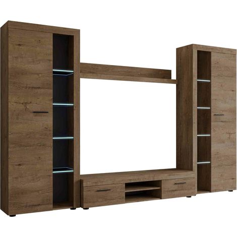 Conjunto de salón Univio II, Roble de lefkada