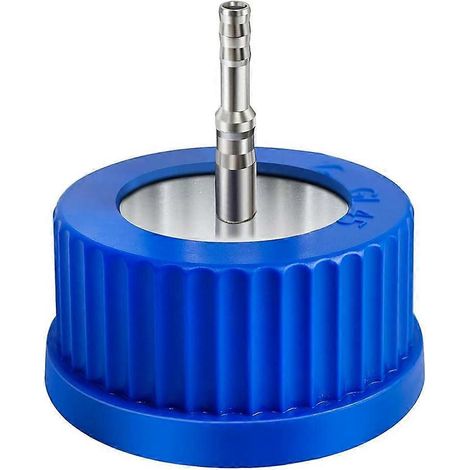 GL45 Sicherheits-Zuführkappe aus Edelstahl 304, kleine Größe für Laborzwecke, Durchmesser 4–6 mm, 1 Öffnung (1/5)