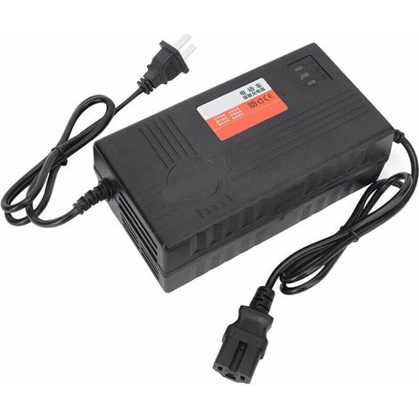 Chargeur de batterie intelligent pour scooters et vélos électriques haute efficacité, chargeur universel pour plusieurs véhicules électriques,
