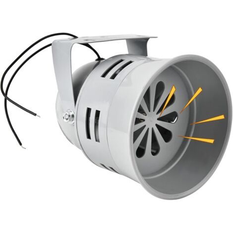 BUNTHAUS Alarme à Moteur électrique 40W, Sirène de Raid Aérien Résistante, Klaxon de Sécurité en Métal pour Prévention des Incendies, Véhicule de Transport D'usine 120DB (AC220V) (1/5)