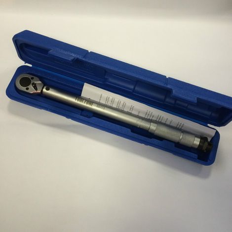 HEAVY DUTY 3/8 DRIVE TORQUE CV STEEL WRENCH RATCHET GARAGE TOOL 20-110NM SS173 (1/4)
