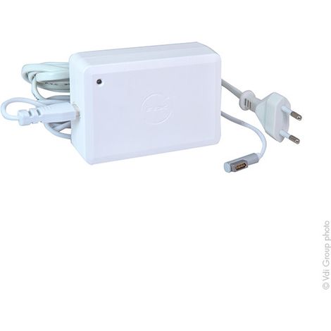 NX - Alimentation compatible pour Apple MacBook 14.5V 45W (connecteur MagSafe 1 "L") (1/4)