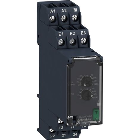 Schneider RM22UA23MR Harmony Control RM22 - relais sur-tension - 15V à 500V - 2OF - 24 à 240Vca/cc