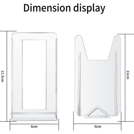 Lot De 12 Supports Réglables Transparents Pour Poupées – Compatible Avec Les Poupées De 22,9 à 30,5 Cm – Parfait Pour Collectionneurs Et Enfants