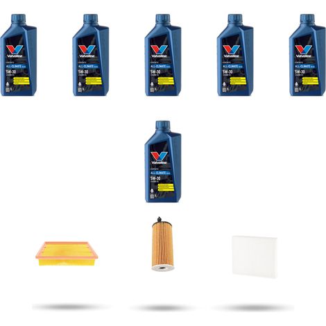 Kit tagliando 3 FILTRI e 6L OLIO compatibile con Toyota Avensis III (T27) 1.6 D4-D 82kw Dal 2015 (1/5)