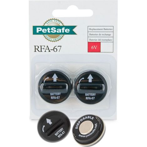 Piles lithium 6V RFA-67 – Lot de 2 – Pour collier anti-aboiement et dressage PetSafe – Longue durée et performance optimale