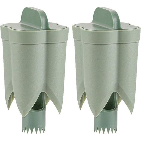Extractor de semillas de chile Dianzan, 2 piezas, removedor de semillas de vegetales, separador de semillas de pimiento retorcido, cortador de pimientos, cortador de pepinos, herramienta de cocina (1/5)