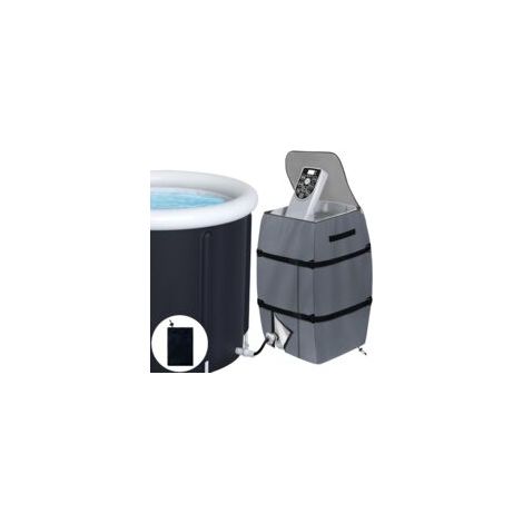 Housse De Chauffage pour Spa Imperméable, Ajustable et Pliable - Couvercle De Pompe avec Cordon et Boucle (1/5)