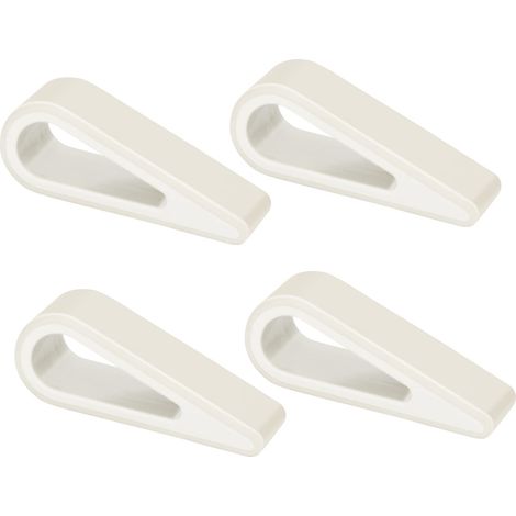 Support universel pour clavier d'ordinateur portable/de bureau, [Lot de 4] Support de table incliné en caoutchouc, pieds hauts pour clavier d'ordinateur portable - Beige