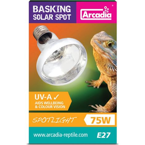 Arcadia - Basking Solar Spot, E27 - 75W