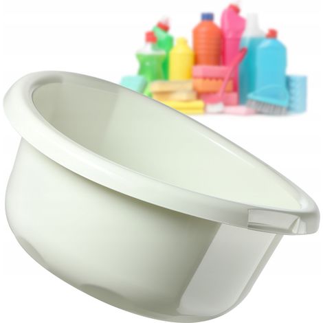 KADAX Kunststoffschüssel, Spülschüssel, Universal-Schüssel, 15L, Creme