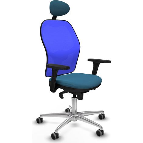 Sedia da Ufficio Piqueras y Crespo 3D086G1 Azzurro Verde petrolio (1/5)