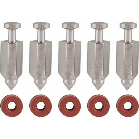 5pcs carb carburetor Needle seat Gasket repair kit Replacement for Briggs & Stratton 398188 (1/5)
