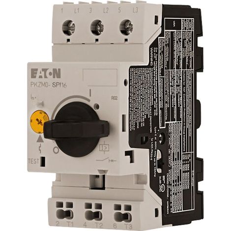 Eaton Motorschutzschalter, 0,1 - 0,16 A, Einspeiseseitig Schraubklemmen/Abgangsseitig Push-in-Klemmen,  199177