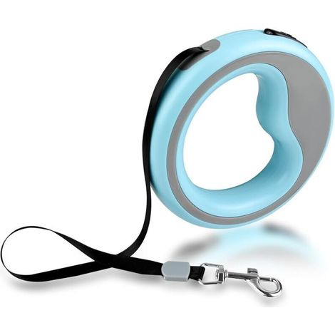 Laisse Chien Enrouleur, 360 Degrés sans Noeud Mains Laisses pour Chiens 2.5m, Laisse Rétractable Chien, Laisse Chat Enrouleur, Longe pour Animaux de Compagnie, pour Petits et Moyens Chiens (1/5)